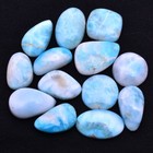 13 Pcs Natural Larimar 18mm-25mm Cabochon Untreated Huge Loose Gemstones Lot