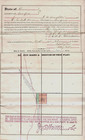 Antique 1880 Deed W Plot Map Crawford County Kansas Near Girard   New Pittsburg 