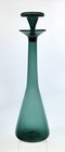 Blenko Handmade Glass 561 Jetson Decanter In Htf Juniper Signed Husted Design