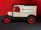 Nos Ertl Diecast 1913 Ford Model T Van New York Telephone Coin Bank 