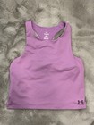 Under Armour Girls Youth Armour Sports Bra Yl Lilac