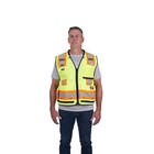 Milwaukee Tool 48-73-5162 Class 2 Surveyor s High Visibility Yellow Safety Vest