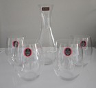 Riedel  o  Wine Set 5414 14 - Merlot Decanter   4 Stemless Glasses W  Box