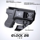 Iwb Kydex Holster For Glock 26  gen3-5  27 33 gen3-4  Right Hand left Hand