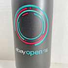 2018 Ebay Open 10  Water Bottle Stainless Steel Black Chrome Ariel 17 Oz Unused