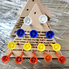 Cracker Barrel Old Fashion Peg Board Game   eg-no-ra-moose   Free Shipping