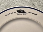 Vintage Post 1947 Chesapeake   Ohio Railway Dinner Plate  Very Nice   