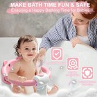 Baby Bath Seat 6 Months Up Infant Tub Chair Non Slip 4 Suction Cups Cushion