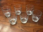 Set Of 6 Double Old Fashioned Classic Clear Glasses By Libbey