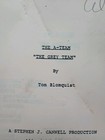 The A-team  1986  Tv Script  the Grey Team  By Tom Blomquist 11 7 86 Pink Pages