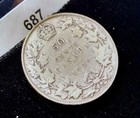 1929 Canada 50 Cents  925 Silver Half-dollar Coin  687