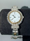 Brighton Nantucket Silver And Gold Tone Womens Bracelet Watch Japan Movement