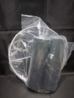 Set Of 2 Fabric Drum Replacement Lamp Shades  13  Top   Bottom  10  High  black 