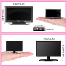 2 Pieces Dollhouse Miniature Furniture 1 12 Miniature Doll House Tv Television W