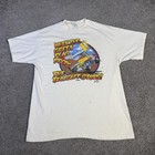 Vintage 80s Sprint Car Racing Shirt Mens Xl Butler Motor Speedway The Bs Stops