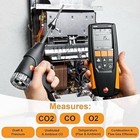 Testo 310 I Residential Combustion Analyzer Kit I Flue Gas Detector Set 