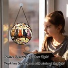 Stained Glass Window Hanging Sun Catchers Indoor Window Decor  Suncatcher Kit Wi