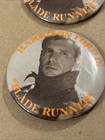 Lot Of 4x Vintage 1982 Harrison Ford Blade Runner Movie Promo Button Pin Pinback