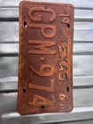 1967 Texas Plates