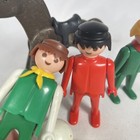 Vintage Playmobil Figures 1974 People Lot 3   2 Male  1 Female And Horse