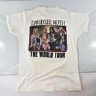 Vintage David Lee Roth Eat Em   Smile Band T-shirt Mens L  86 World Tour Concert