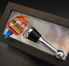 Hanukkah Glass Dreidel Wine Bottle Stopper Chanukah Judaica
