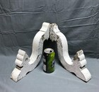 Pair Small Shabby White Wood Chic Gingerbread Porch Brackets Vtg Corbel 1065-26b