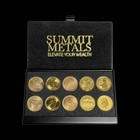 Summit Metals 1 10th Gold Wallet  10 Slot 