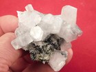 Fluorescent Calcite Crystal Cluster With Druzy Pyrite From Peru 125gr