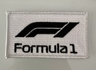 Ultimate F1 Patch Combo  Formula One F1 Racing Iron-on Patches Black And White