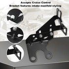 Edelbrock Throttle Cable Bracket 8031  Throttle trans cruise Black For Sbc  Bbc