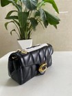 Coach Cp149 Black Tabby Shoulder Bag 20 Quilting  Gold Outlet New