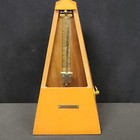 Vintage Seth Thomas Metronome De Maelzel Wooden Wood Piano Wind Up Works