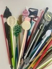 Huge Lot Of 150 Plus Rare Vintage Swizzle Sticks Drink Stirs Cocktail Stirrers