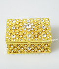 Arras De Boda Gold Wedding Ceromony Unity 13 Coin Set Chest Bridal Rhinestones
