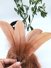100pcs Brown Goose Feathers 6-8 Inch For Crafts Wedding Party Coffee
