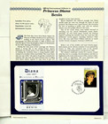 4 Princess Diana First Day Covers   History Sheets Royal Visits  10