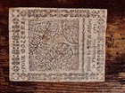 1775 Revolutionary War Continental Currency 4 Dollar Pa  High Grade Coa