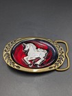 Vintage Heritage Buckles Unicorn Belt Buckle Solid Brass