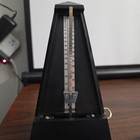 Wittner Metronome Wood Grain Black Plastic Key Wound Works
