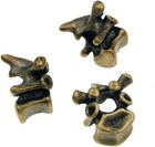 Retro Brass Vertebra Paracord Beads antique Edc Charms Pendant For Knife Lanyard