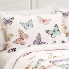 Lush Decor Flutter Butterfly 2-piece Quilt Set  Cute Quilted Bedspread  Pink    