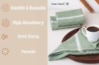 Lane Linen Kitchen Towels Set - 100  Pure Cotton Dish Towels For Kitchen  Super 