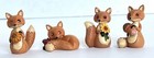 Ganz  autumn Joy  Fall Fox Figurine Pick 1 W sunflower Acorn Apple Pumpkin 1 5 h