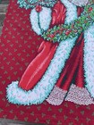 Vintage Christmas Holiday Full Apron  Santa