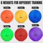 6pcs Baseball Softball Weighted Training Balls For Hitting Pitching Catching