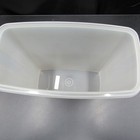 3x Vintage Tupperware Large Sheer Cereal Keeper Container 20 Cup   1588 No Lid