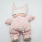Carters Child Mine Pink Doll Rattle Plush 9  Waffle Thermal Brown Hair Buttefly