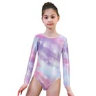 Kids Long Sleeve Gymnastics Colorful Sparkle