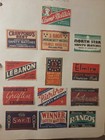 Collection Of Vintage Matchbox Covers 53pages In Binder